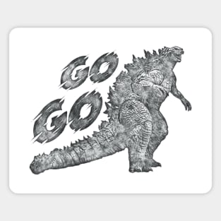 Go Go Godzilla Magnet
